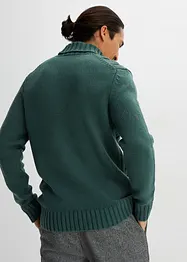 Rollkragenpullover mit Zopfmuster, bonprix