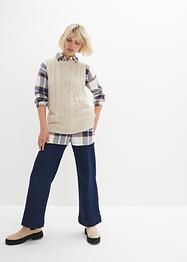 Stretch-Jeans aus Bio-Baumwolle, Wide, John Baner JEANSWEAR