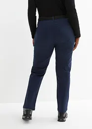 Pantalon technique imperméable en twill extensible avec ceinture, coupe droite, bonprix