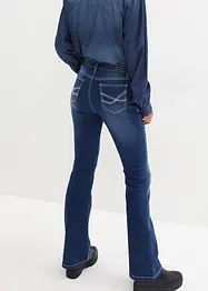 Jean thermo extensible avec intérieur douillet et surface grattée, Bootcut, bonprix