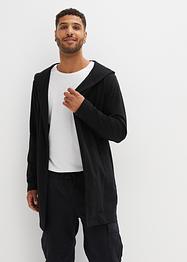 Kapuzen-Sweatjacke aus Bio Baumwolle, lang, RAINBOW