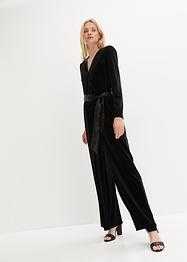 Samt-Jumpsuit, BODYFLIRT