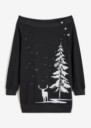 Sweatshirt mit Weihnachtsmotiv, BODYFLIRT