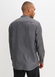 Langarmhemd mit Stehkragen aus Baumwoll-Oxford, bpc selection