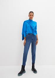 High-Waist-Thermo- Mom- Jeans, mit Komfortbund, bpc bonprix collection