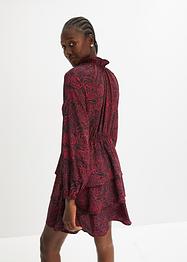 Chiffon-Kleid mit Volants, RAINBOW