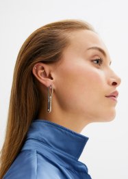 Boucles d'oreilles avec cristaux, bpc bonprix collection