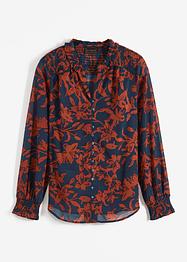 Chiffon Bluse mit Smok-Details, bpc selection