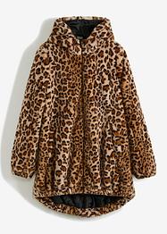 Fellimitat-Jacke, Oversize, BODYFLIRT boutique