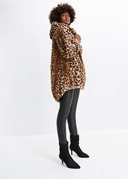 Fellimitat-Jacke, Oversize, BODYFLIRT boutique