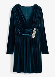 Robe en jersey de velours brillant, bonprix