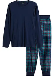 Pyjama mit Flanellhose, bonprix