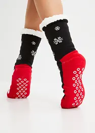 Kuschelsocken mit Teddy Futter, bonprix