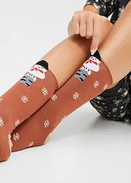 Lot de 5 paires de chaussettes de Noël, bpc bonprix collection