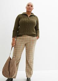 High-Waist-Hose in Wolloptik, lang, bpc bonprix collection