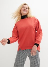 Oversize Sweatshirt mit kleinen Schlitzen am Saum, bpc bonprix collection