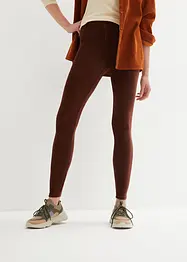 Legging en velours finement côtelé à large taille élastiquée, bonprix