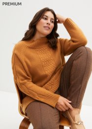 Oversized Woll-Pullover mit Good Cashmere Standard®-Anteil, bonprix PREMIUM