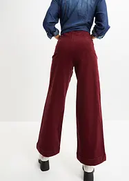 Weite Stretch-Cordhose, High-Waist, bonprix