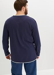 T-shirt manches longues 2 en 1 coupe confort, bpc bonprix collection