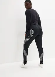 Thermo-Leggings mit reflektierenden Details, knöchelfrei, bonprix