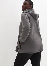 Fleecejacke mit Reißverschluss-Taschen, bonprix