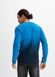 T-shirt manches longues avec dégradé de couleur, Slim Fit, RAINBOW