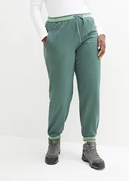 Lot de 2 pantalons sweat à finitions côtelées, bonprix