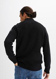 Stehkragen-Pullover mit recycelter Baumwolle, RAINBOW