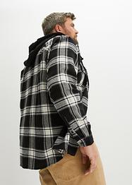 Chemise manches longues en flanelle avec capuche amovible, RAINBOW