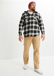 Chemise manches longues en flanelle avec capuche amovible, RAINBOW