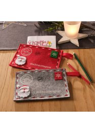 Geschenktaschen für Weihnachtspost (2er Pack), bpc living bonprix collection