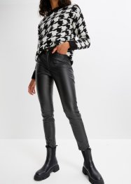 Pantalon extensible enduit avec taille confortable, Skinny, bpc bonprix collection