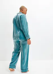 Pyjama en satin avec effet brillant, bonprix