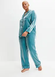 Pyjama aus Satin mit Glanzeffekt, bonprix