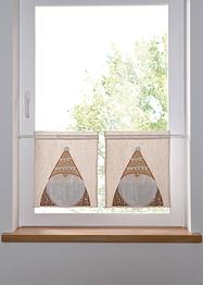 Scheibengardine Wichtel mit Applikationen (1er Pack), bpc living bonprix collection