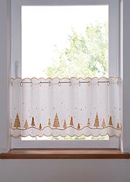 Scheibengardine mit Tannenbaum-Stickerei, bpc living bonprix collection