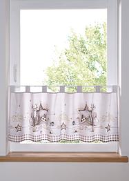 Scheibengardine mit Winter Druck, bpc living bonprix collection