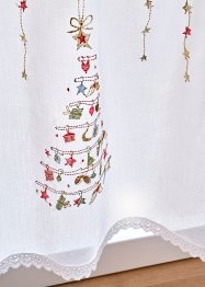 Scheibengardine mit Weihnachtsbaum, bpc living bonprix collection