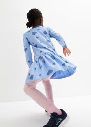 Mädchen Jerseykleid mit Herzchendruck mit Bio-Baumwolle, bpc bonprix collection