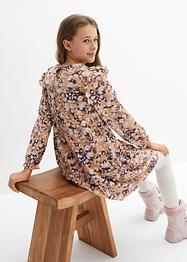 Robe en jersey fille avec volants, bpc bonprix collection