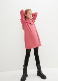 Mädchen Jerseykleid mit Volants mit Bio-Baumwolle, bpc bonprix collection
