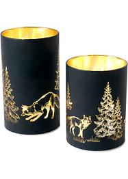 LED-Deko-Objekt mit Winterlandschaft (2-tlg.Set), bpc living bonprix collection
