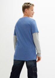 T-shirt double épaisseur garçon avec imprimé, bpc bonprix collection