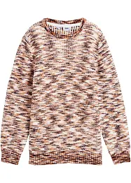 Jungen Melange-Strickpullover, bpc bonprix collection