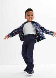 Jungen Langarmhemd mit Dinodruck, Slim Fit, bpc bonprix collection