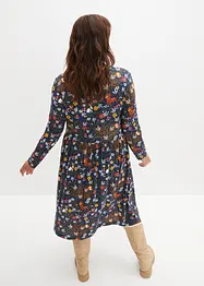 Robe en jersey avec imprimé automnal, bonprix