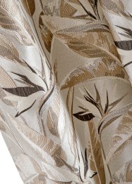 Jacquard Vorhang mit Blumen Muster (1er Pack), bpc living bonprix collection