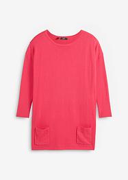 Pull en fine maille en mélange coton, manches 7/8, bpc bonprix collection