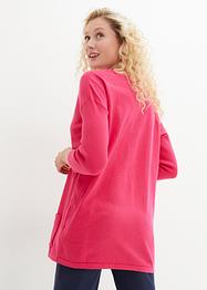 Pull en fine maille en mélange coton, manches 7/8, bpc bonprix collection